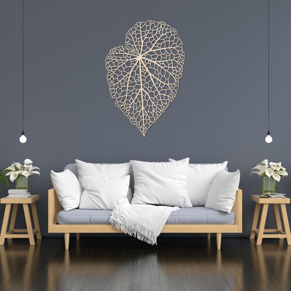 Dekorácia na stenu list | FEUILLE: Preglejka Topoľ - Amber 3072 30 x 44 cm 4081-91966 PR0413