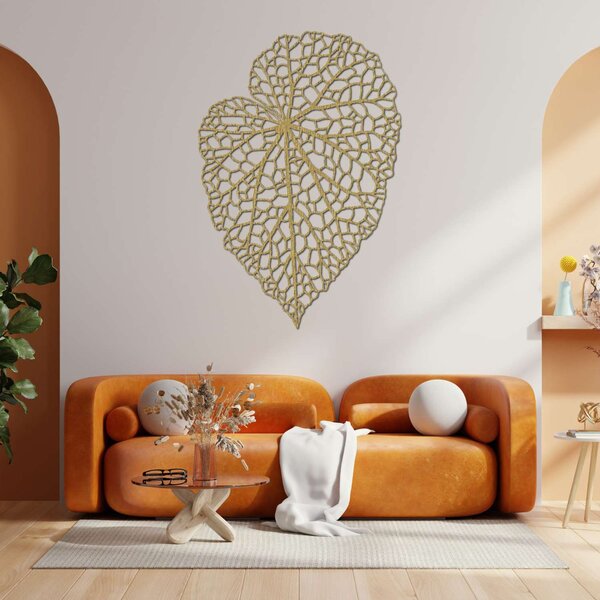 Dekorácia na stenu list | FEUILLE: Preglejka Topoľ - Amber 3072 30 x 44 cm 4081-91966 PR0413