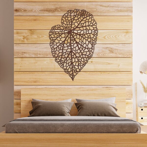 Dekorácia na stenu list | FEUILLE: Preglejka Topoľ - Amber 3072 30 x 44 cm 4081-91966 PR0413