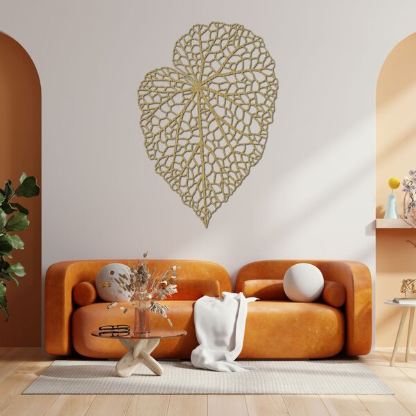Dekorácia na stenu list | FEUILLE: Preglejka Topoľ - Amber 3072 30 x 44 cm 4081-91966 PR0413