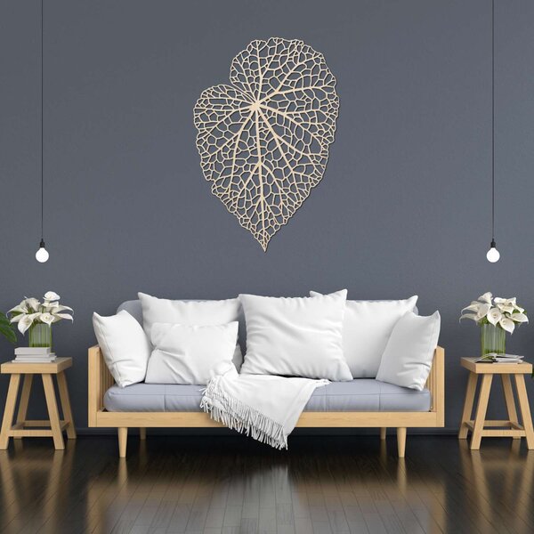 Dekorácia na stenu list | FEUILLE: Preglejka Topoľ - Amber 3072 30 x 44 cm 4081-91966 PR0413