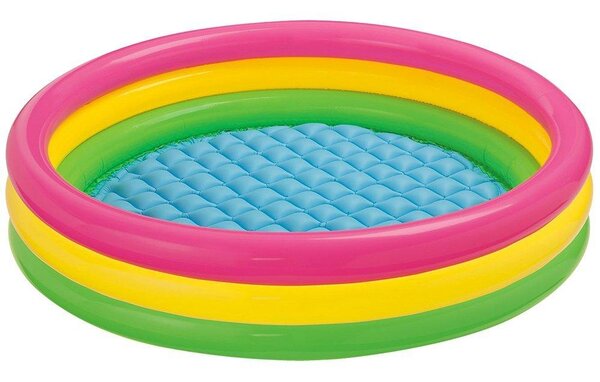 Intex nafukovací detský bazénik trojfarebný malý 157412 - Bazén