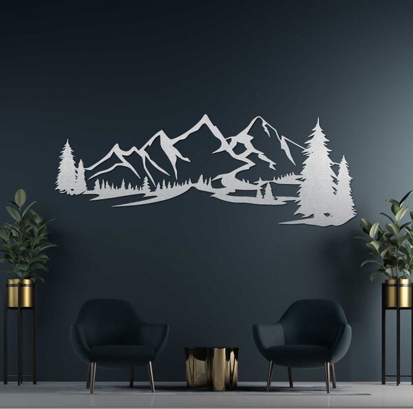 Drevený obraz na stenu - Les a hory | REHORA: HDF - Javor 55 x 20 cm 4658-109477 HDF0414-akcia20
