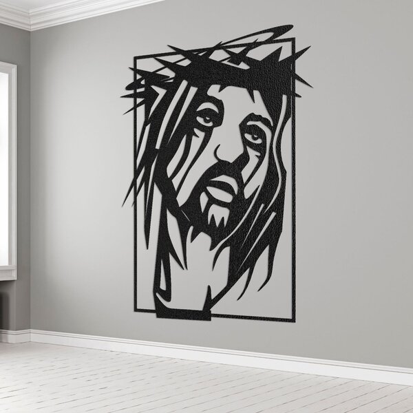 Drevený obraz na stenu Ježiš Kristus - FAITHO: HDF - Javor 40 x 31 cm 4090-100746 HDF0422