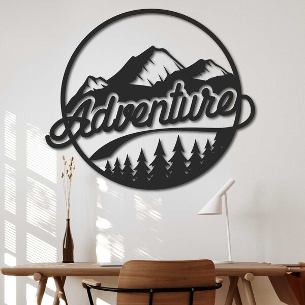 Drevený obraz na stenu s prírodným motívom - ADVENTURE: Prírodná preglejka - Topoľ natural Rozmer 30 cm 4089-61229 PR0421