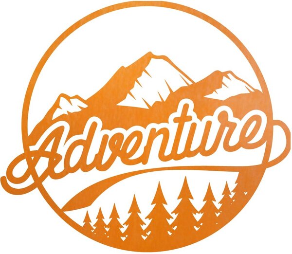 Drevený obraz na stenu s prírodným motívom - ADVENTURE: Prírodná preglejka - Topoľ natural Rozmer 30 cm 4089-61229 PR0421
