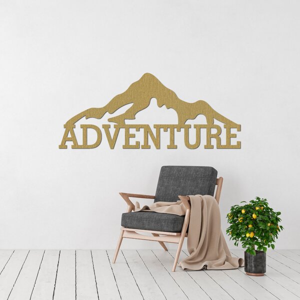 Vyrezávaný obraz z dreva - ADVENTURE: Preglejka Topoľ - Honey 3071 60 x 25 cm 4100-84733 PR0406