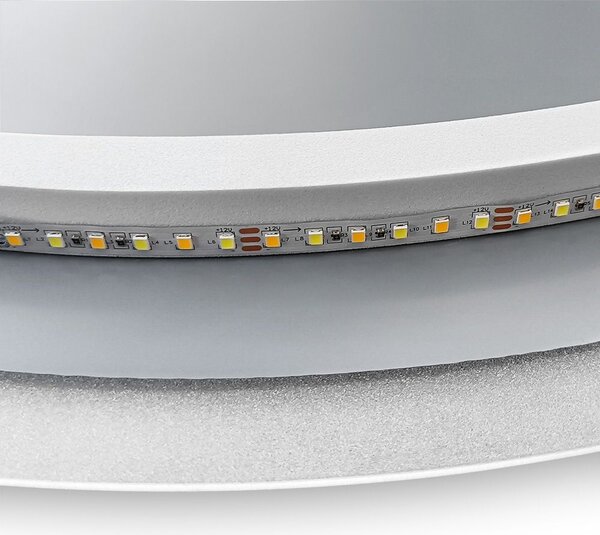 Rea Zrkadlo ⌀60 cm s regulovateľným LED osvetlením HOM-02837
