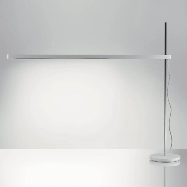 Artemide Talak Professional stolová LED lampa biela, Biela / opálová, Pracovňa / Kancelária, kov, Dizajn, Stolová lampa