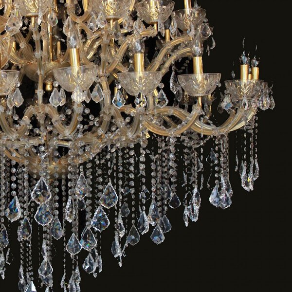 Krištáľ luster prezidentský palác TOP Ø170 cm 60*E14