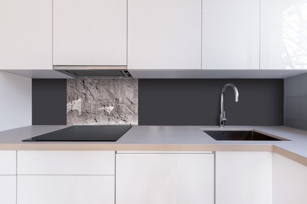 DIMEX | Plexisklo za kuchynskú linku PGT-06040-153 | 60 x 40 cm Rustikálna tmavá štuka