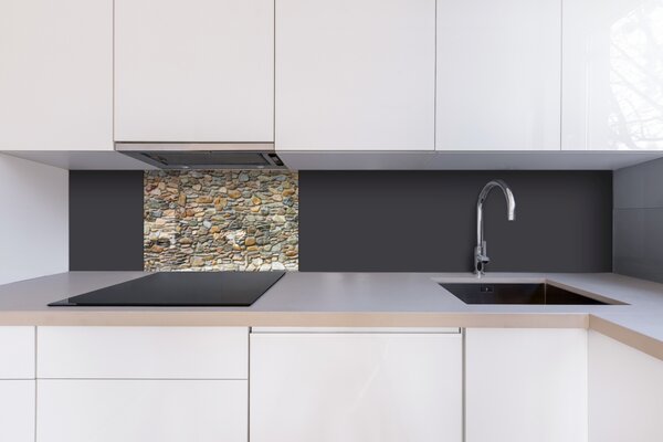 DIMEX | Plexisklo za kuchynskú linku PGT-06040-250 | 60 x 40 cm Múr z kamienkov