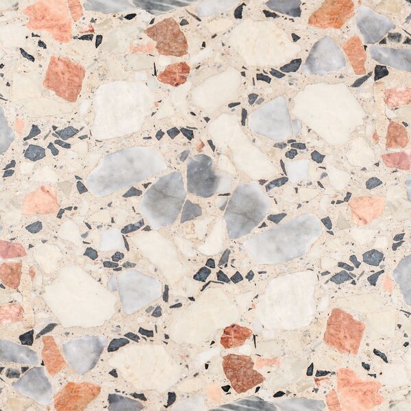 DIMEX | Plexisklo za kuchynskú linku PGT-06060-246 | 60 x 60 cm Podlaha teraco