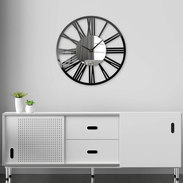 Nástenné hodiny z plexiskla - Sentop | X0107 | dvojvrstvové: Strieborné ručičky Biela Biela 30 cm 4232-71023 X0107