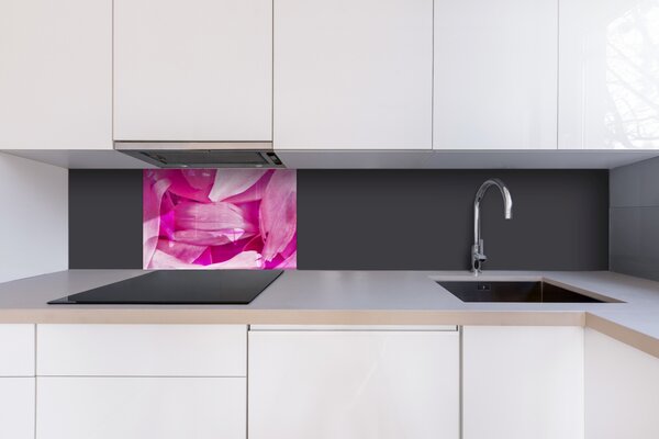 DIMEX | Plexisklo za kuchynskú linku PGT-06040-055 | 60 x 40 cm Fialové okvetné lístky