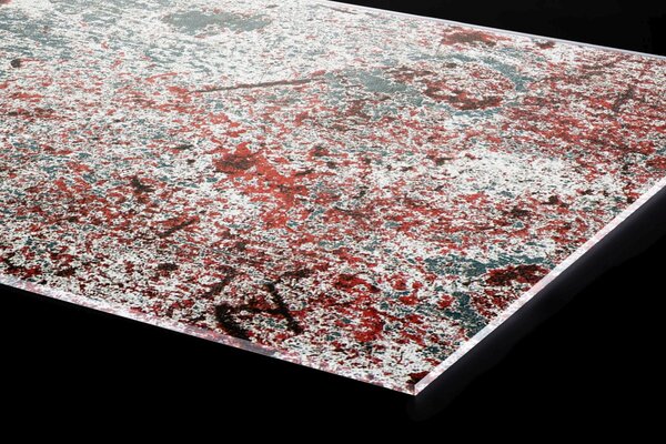 DIMEX | Plexisklo za kuchynskú linku PGT-06060-262 | 60 x 60 cm Starý plech
