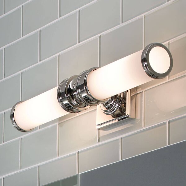 FEISS LED zrkadlové svetlo Payne 2-light., Chrómová / strieborná, Kúpeľňa, Sklo, Nástenné svetlá