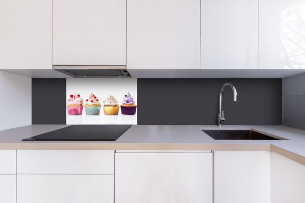 DIMEX | Plexisklo za kuchynskú linku PGT-06040-232 | 60 x 40 cm Cupcaky