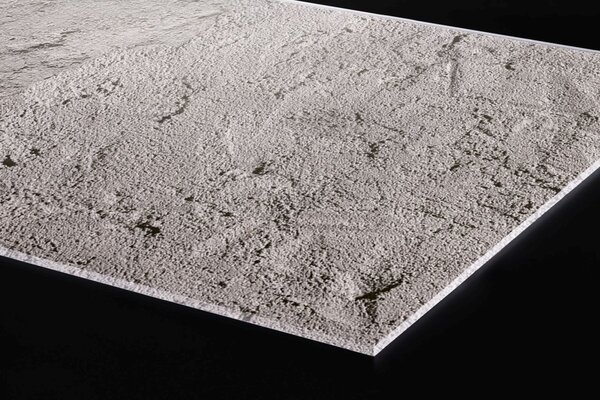 DIMEX | Plexisklo za kuchynskú linku PGT-08060-267 | 80 x 60 cm Rustikálna tmavá štuka