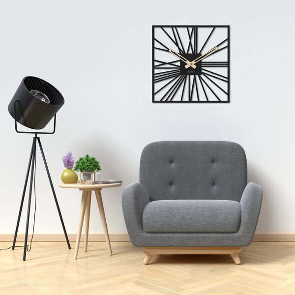 Hodiny na stenu - Sentop | HDFK030 | drevené: Svetlé HDF - Dub 30 cm 4237-71386 HDFK030
