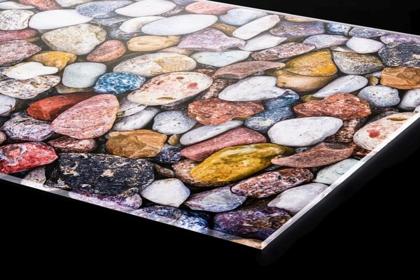 DIMEX | Plexisklo za kuchynskú linku PGT-06040-247 | 60 x 40 cm Farebné okruhliaky