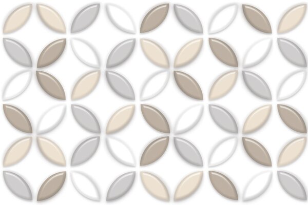 DIMEX | Plexisklo za kuchynskú linku PGT-06040-099 | 60 x 40 cm Hnedé okvetné lístky