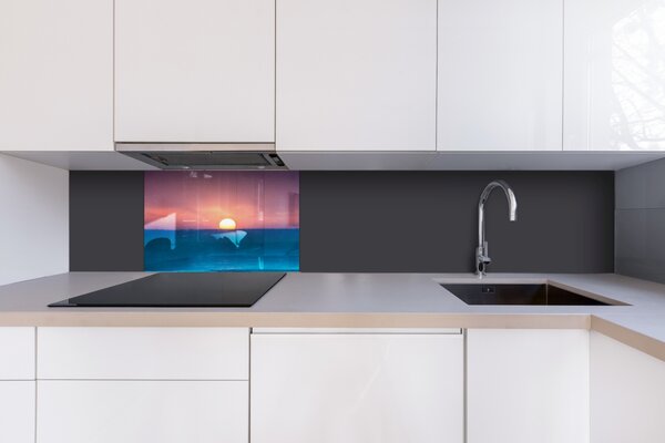 DIMEX | Plexisklo za kuchynskú linku PGT-06040-138 | 60 x 40 cm Východ slnka