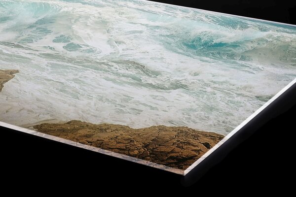 DIMEX | Plexisklo za kuchynskú linku PGT-06040-207 | 60 x 40 cm Rozbúrené more