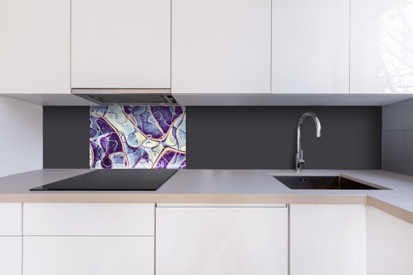 DIMEX | Plexisklo za kuchynskú linku PGT-06040-285 | 60 x 40 cm Imitácia mramorovej textúry
