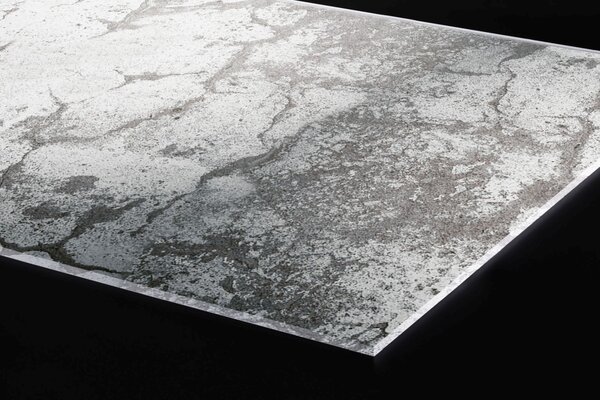 DIMEX | Plexisklo za kuchynskú linku PGT-08060-269 | 80 x 60 cm Šedá oprýskaný múr