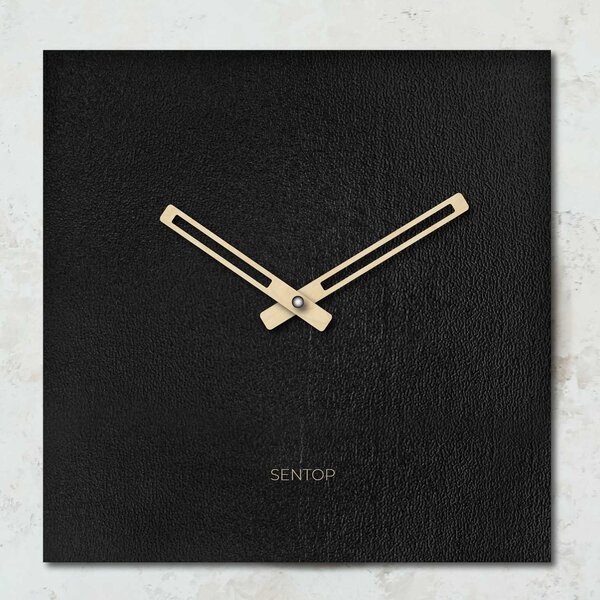 Minimalistické hodiny na stenu štvorec bez čísel| HOPA: Svetlé HDF - Dub 30 cm 4254-72448 HDFK036