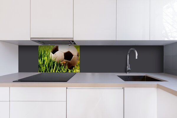 DIMEX | Plexisklo za kuchynskú linku PGT-06040-038 | 60 x 40 cm Futbalová lopta