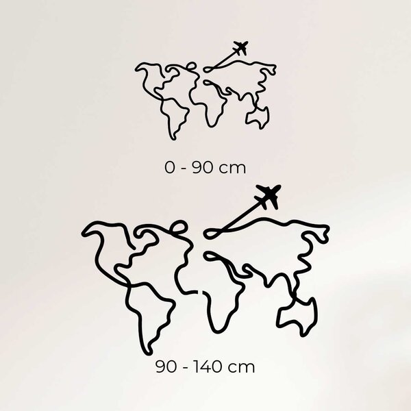 Drevená mapa na stenu | LOTAPO: HDF - Javor 54 x 38 cm 4543-101069 HDF0496