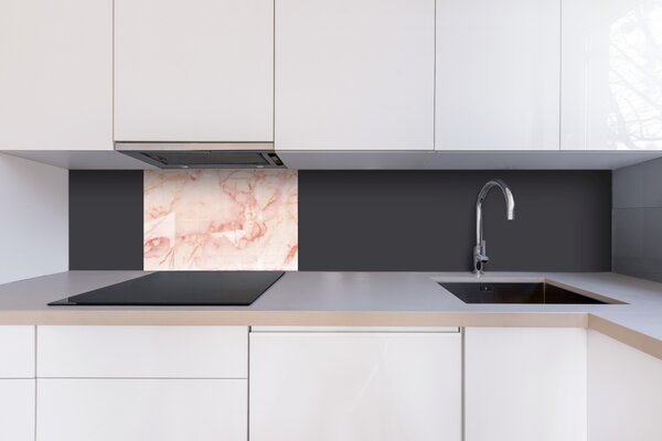 DIMEX | Plexisklo za kuchynskú linku PGT-06040-157 | 60 x 40 cm Ružový mramor