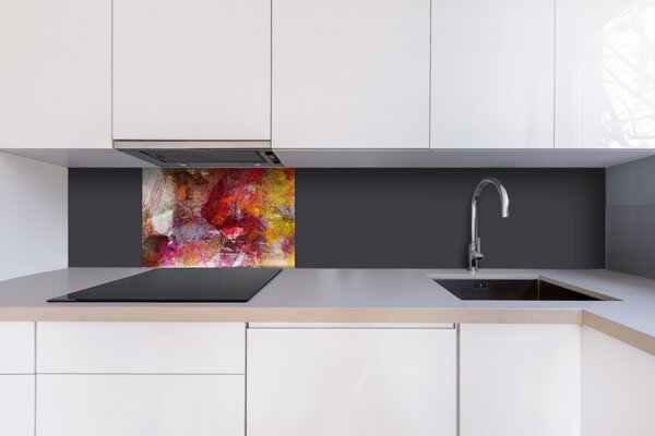 DIMEX | Plexisklo za kuchynskú linku PGT-06040-160 | 60 x 40 cm Abstraktný múr