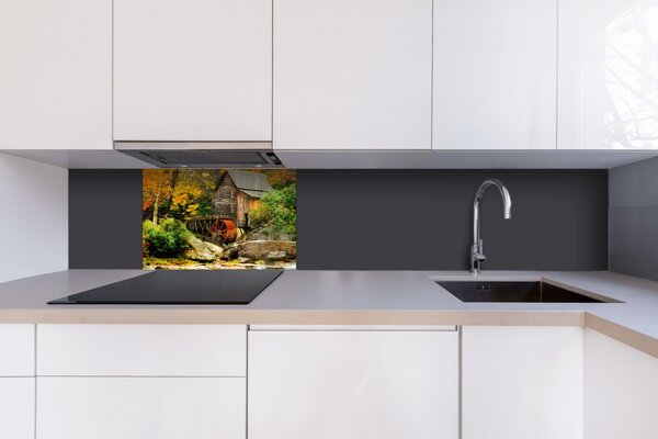 DIMEX | Plexisklo za kuchynskú linku PGT-06040-042 | 60 x 40 cm Mlyn
