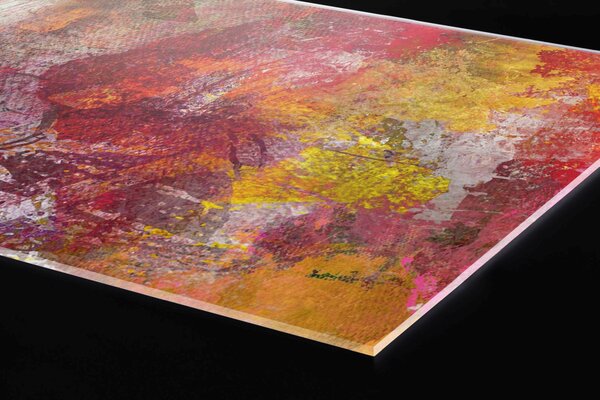 DIMEX | Plexisklo za kuchynskú linku PGT-06040-160 | 60 x 40 cm Abstraktný múr