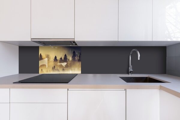 DIMEX | Plexisklo za kuchynskú linku PGT-06040-142 | 60 x 40 cm Lesná krajina
