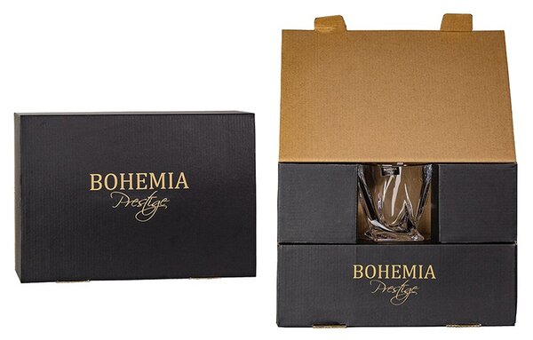 BOHEMIA PRESTIGE QUADRO PLATIN POHÁR SADA 6 KS