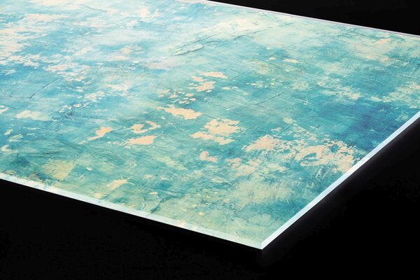 DIMEX | Plexisklo za kuchynskú linku PGT-06040-272 | 60 x 40 cm Modrá betónová stena