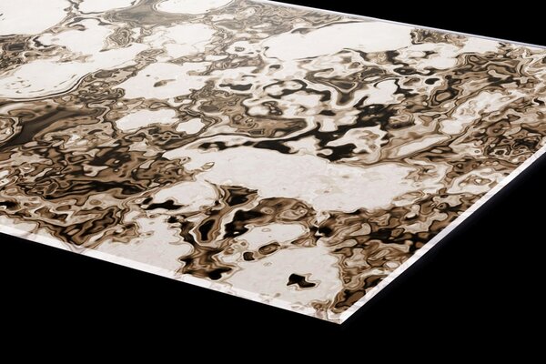DIMEX | Plexisklo za kuchynskú linku PGT-06040-104 | 60 x 40 cm Hrubý kameň