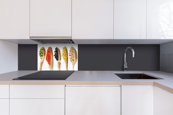 DIMEX | Plexisklo za kuchynskú linku PGT-06040-005 | 60 x 40 cm Drevené lyžičky