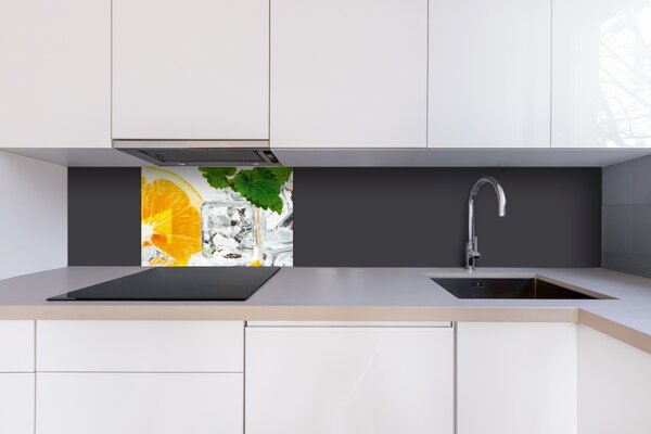 DIMEX | Plexisklo za kuchynskú linku PGT-06040-023 | 60 x 40 cm Citrón a ľad