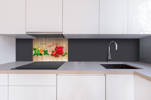 DIMEX | Plexisklo za kuchynskú linku PGT-06040-024 | 60 x 40 cm Čaj