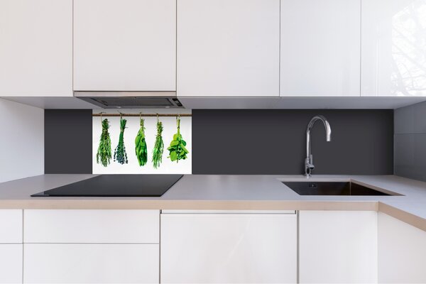DIMEX | Plexisklo za kuchynskú linku PGT-06040-007 | 60 x 40 cm Bylinky