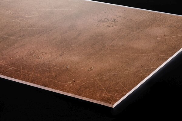 DIMEX | Plexisklo za kuchynskú linku PGT-06040-294 | 60 x 40 cm Medené pozadie