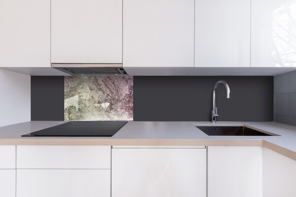 DIMEX | Plexisklo za kuchynskú linku PGT-06040-261 | 60 x 40 cm Textúra starého betónového múru