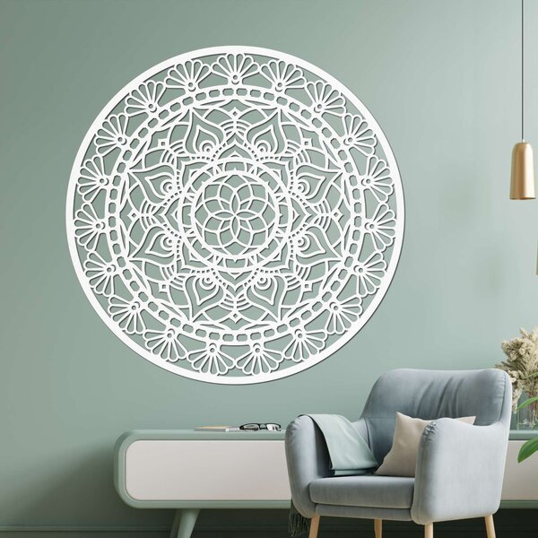 Elegantná drevená mandala kvet života | AFORDI: HDF - Javor 20 cm 4666-109892 HDF0507-akcia20