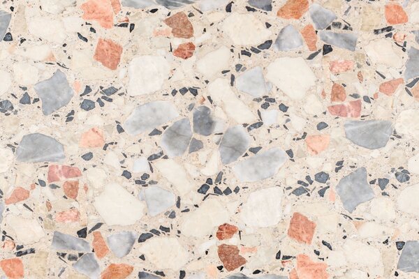 DIMEX | Plexisklo za kuchynskú linku PGT-06040-246 | 60 x 40 cm Podlaha teraco