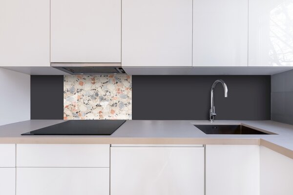 DIMEX | Plexisklo za kuchynskú linku PGT-06040-246 | 60 x 40 cm Podlaha teraco